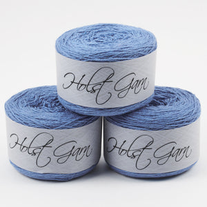 Holst Garn COAST - CALIFORNIA BLUE Lambs Wool Cotton Light Fingering blue Yarn