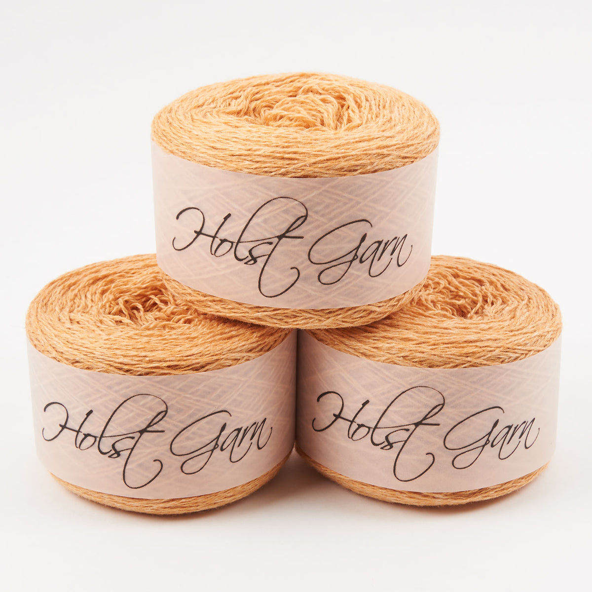 Holst Garn COAST - CANTALOUP Lambs Wool Cotton Light Fingering orange Yarn