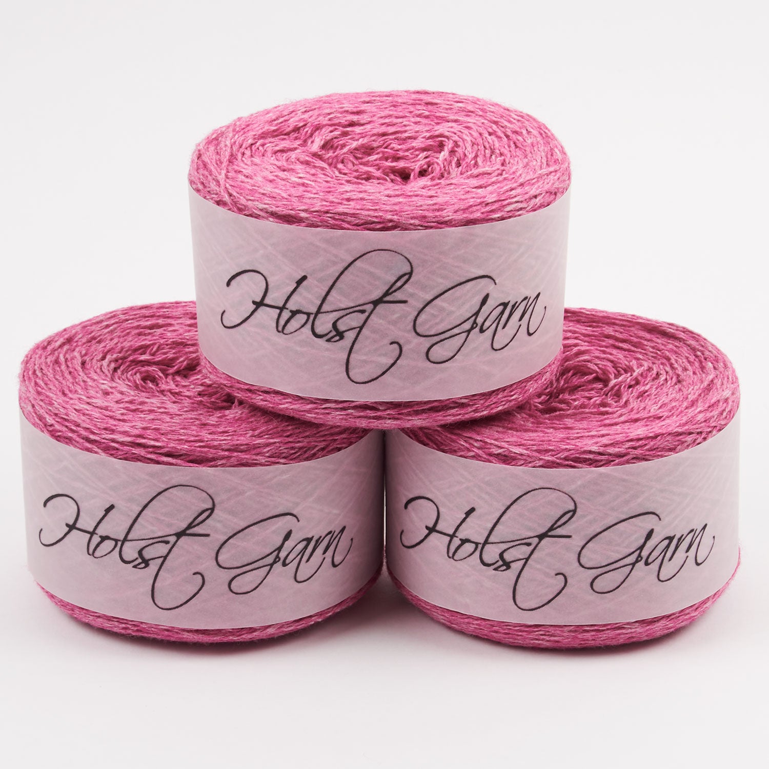 Holst Garn COAST - CARNATION Lambs Wool Cotton Light Fingering pink Yarn