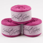 Holst Garn COAST - CHERRY Lambs Wool Cotton Light Fingering pink Yarn