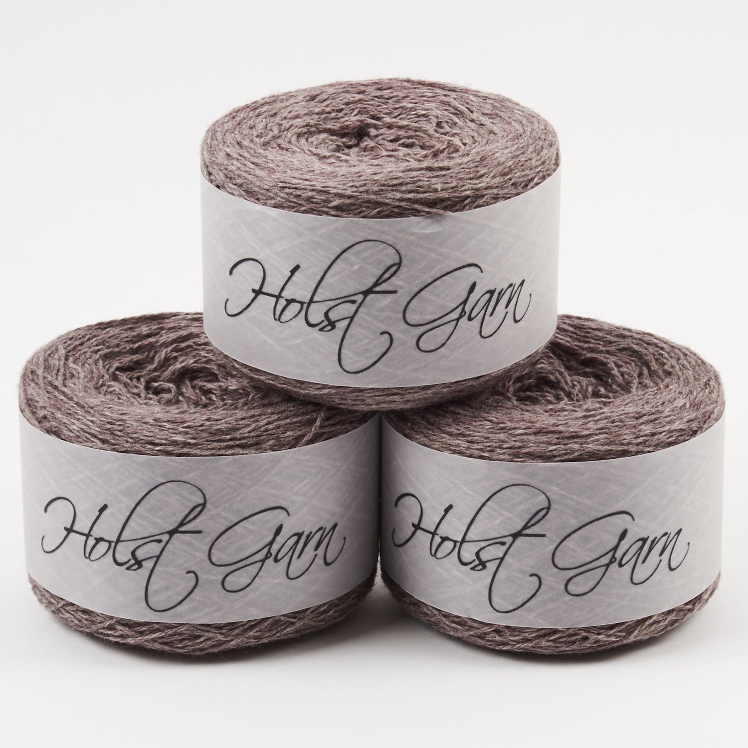 Holst Garn COAST - COCOA Lambs Wool Cotton Light Fingering brown Yarn