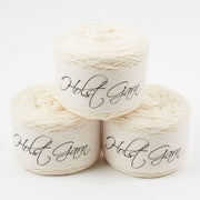 Holst Garn COAST - ECRU Lambs Wool Cotton Light Fingering white cream Yarn