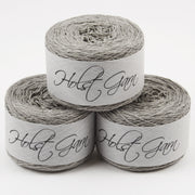 Holst Garn COAST - FLINT Lambs Wool Cotton Light Fingering grey Yarn