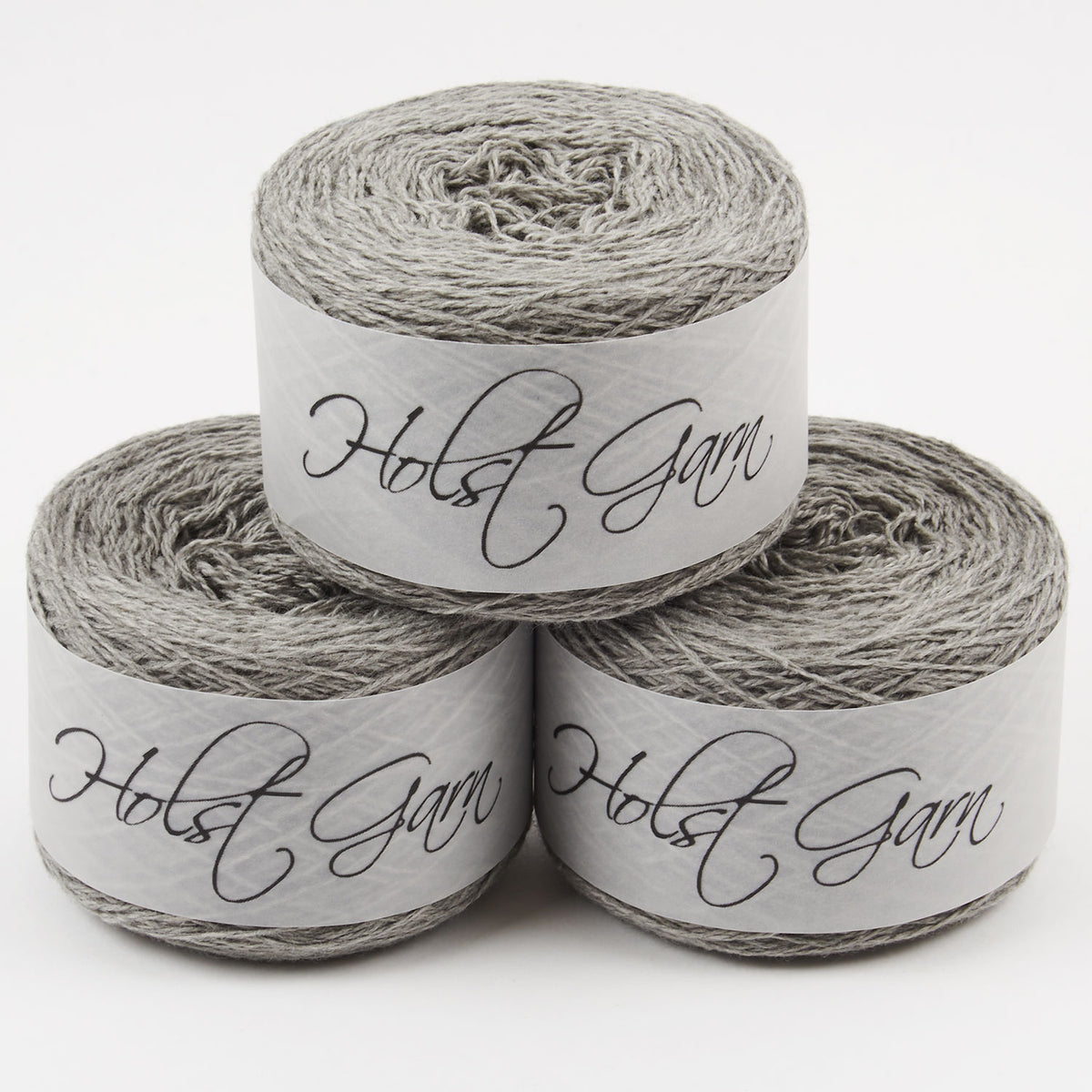 Holst Garn COAST - FLINT Lambs Wool Cotton Light Fingering grey Yarn