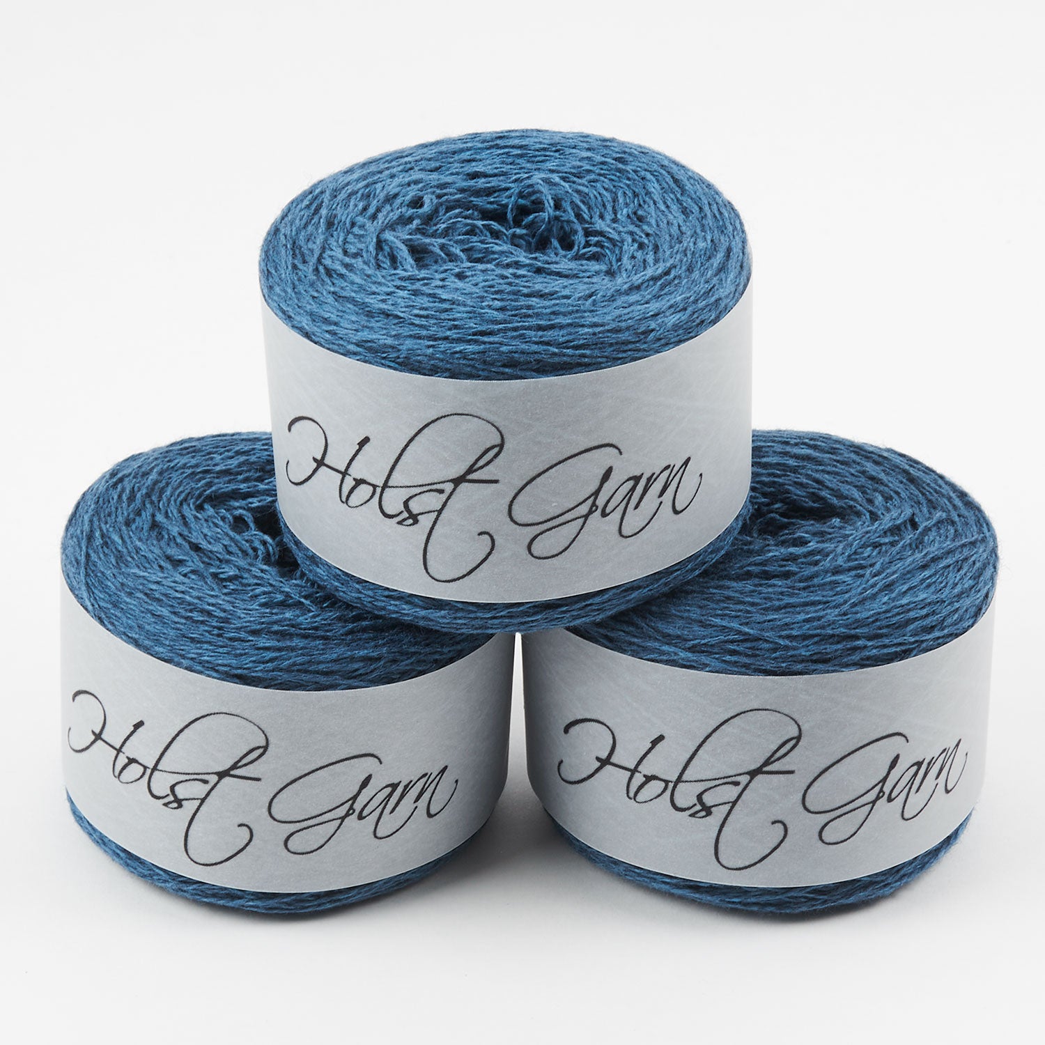 Holst Garn COAST - HARBOUR Lambs Wool Cotton Light Fingering blue Yarn