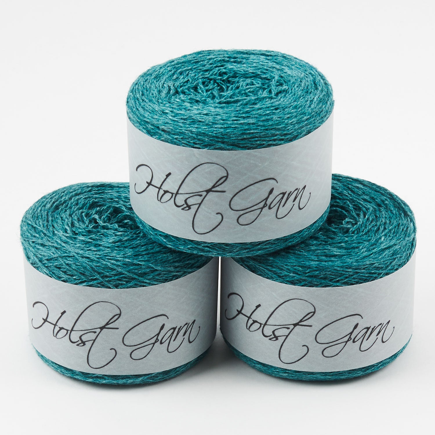 Holst Garn COAST - IVANHOE Lambs Wool Cotton Light Fingering turquoise Yarn