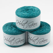 Holst Garn COAST - IVANHOE Lambs Wool Cotton Light Fingering turquoise Yarn