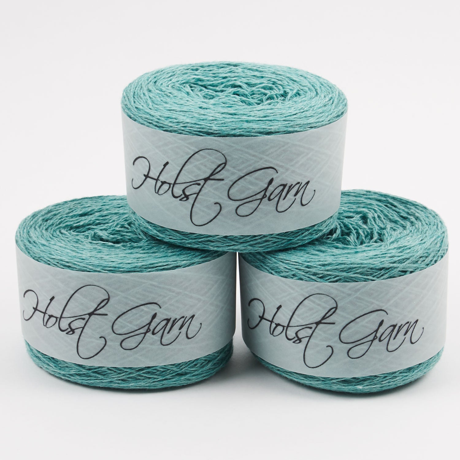 Holst Garn COAST - JADE Lambs Wool Cotton Light Fingering turquoise Yarn