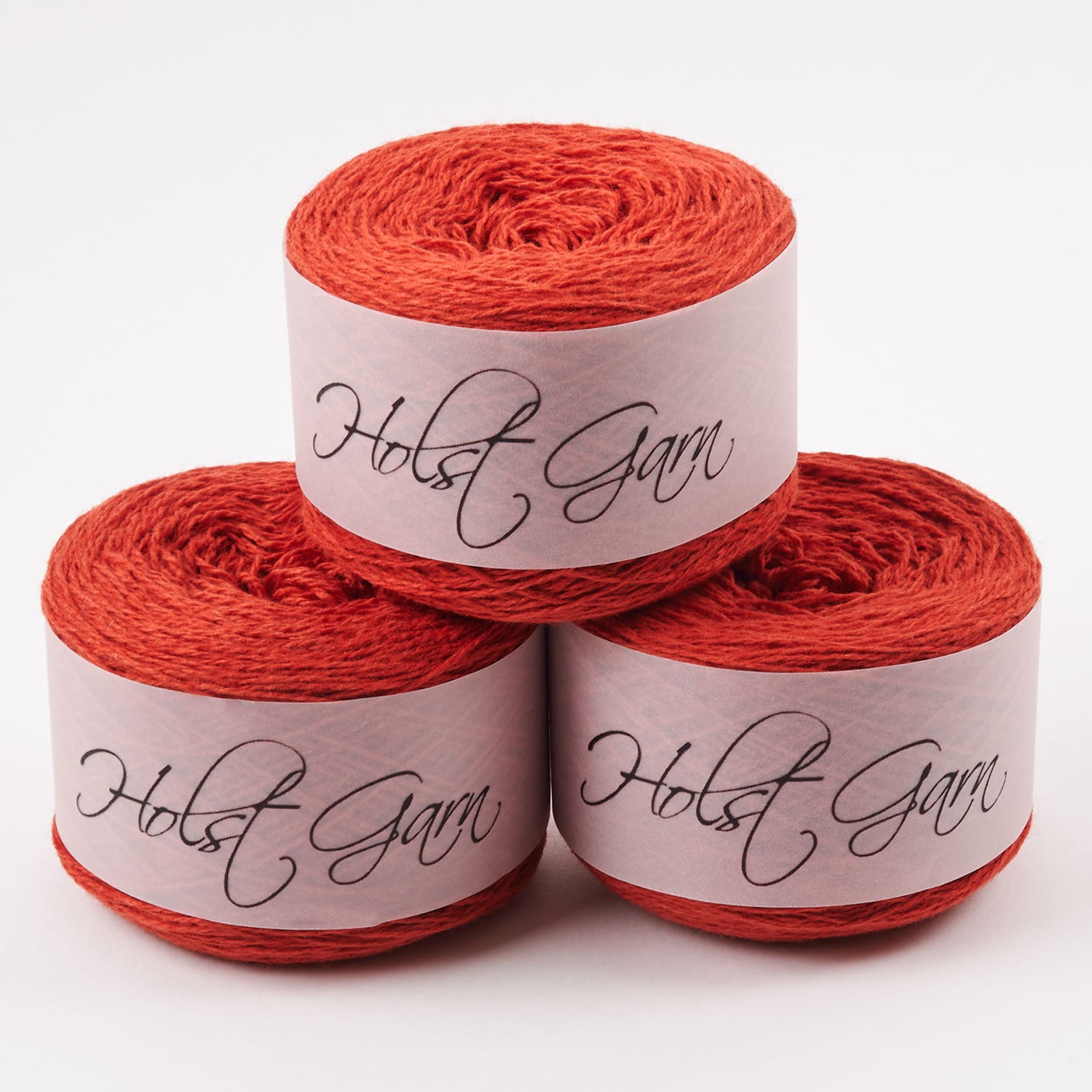 Holst Garn COAST - JAFFA Lambs Wool Cotton Light Fingering red Yarn