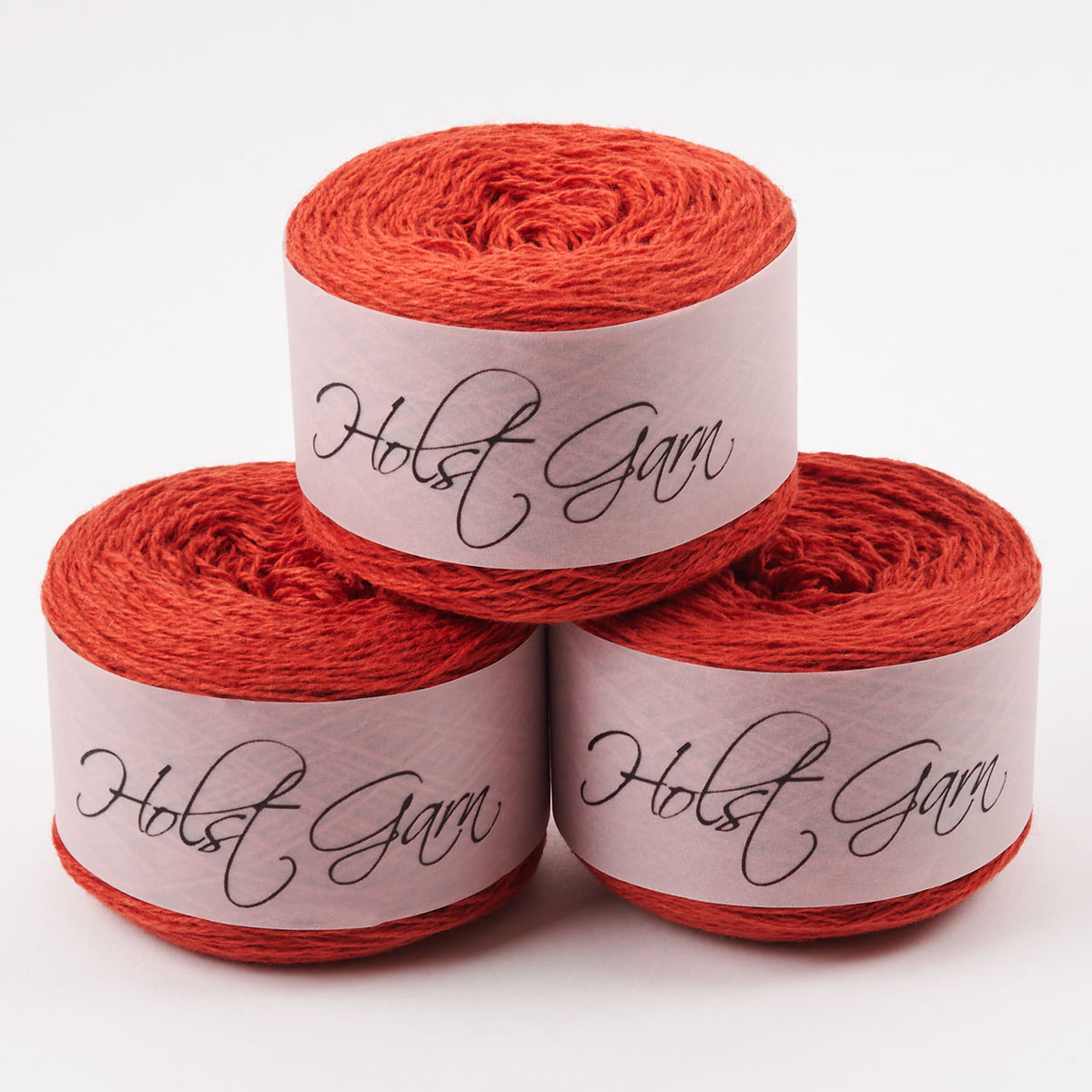 Holst Garn COAST - JAFFA Lambs Wool Cotton Light Fingering red Yarn