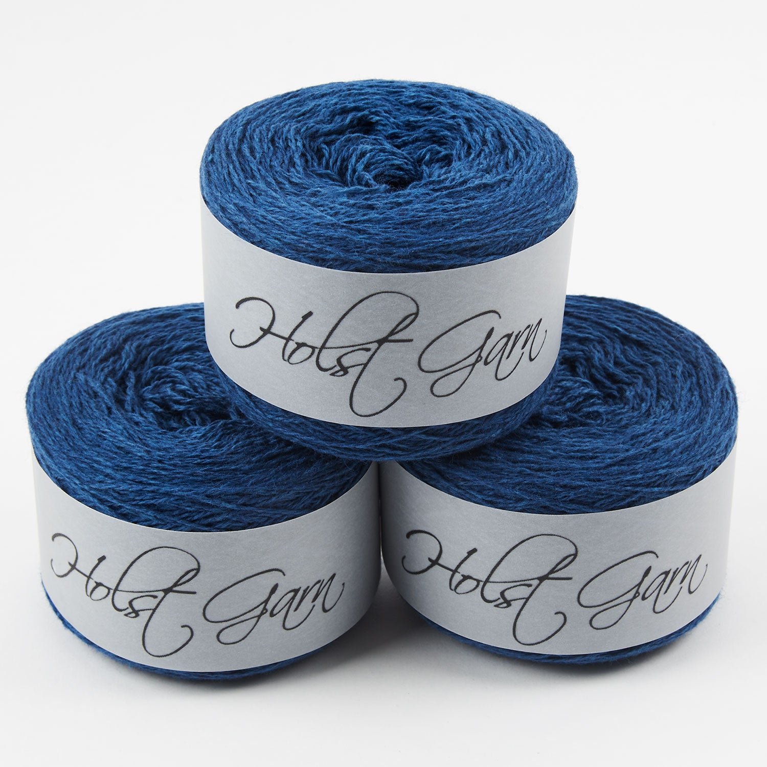 Holst Garn COAST - JAY Lambs Wool Cotton Light Fingering blue Yarn