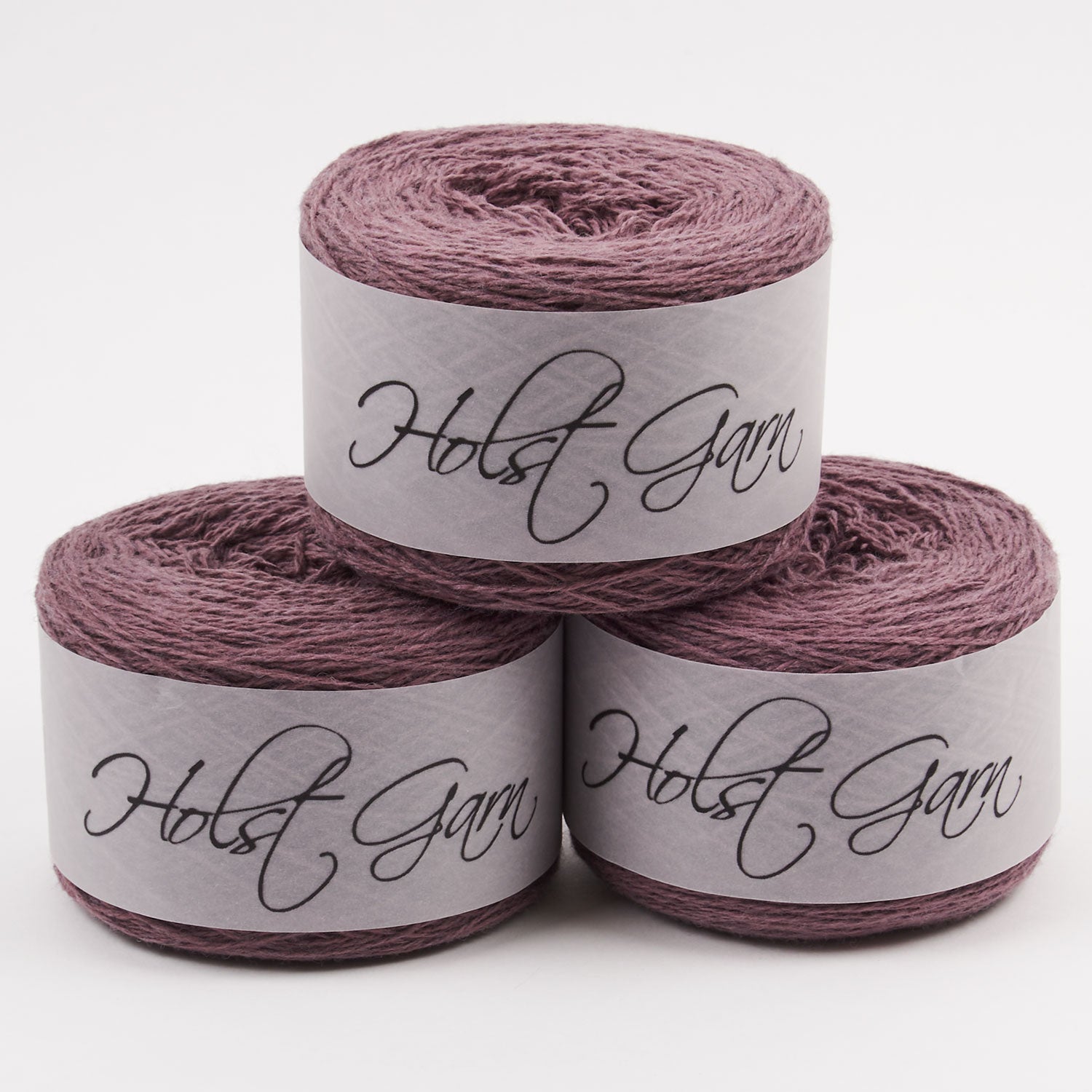 Holst Garn COAST - LAVENDER Lambs Wool Cotton Light Fingering purple Yarn