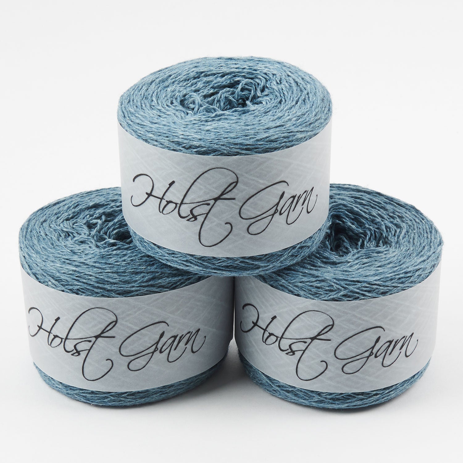 Holst Garn COAST - MARLIN Lambs Wool Cotton Light Fingering blue Yarn