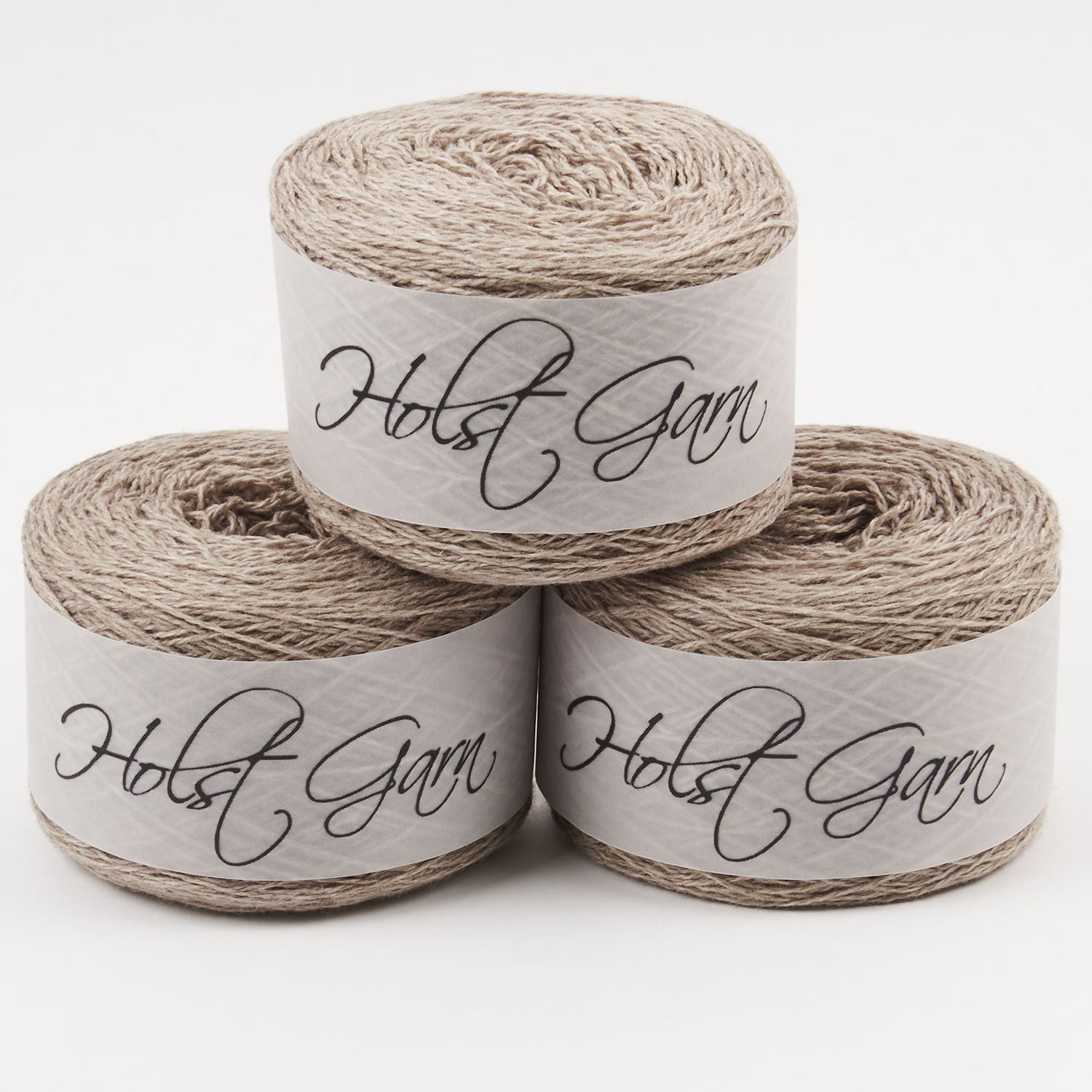 Holst Garn COAST - MUSHROOM Lambs Wool Cotton Light Fingering beige brown Yarn