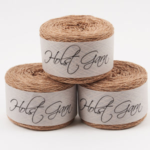 Holst Garn COAST - NUTMEG Lambs Wool Cotton Light Fingering brown Yarn