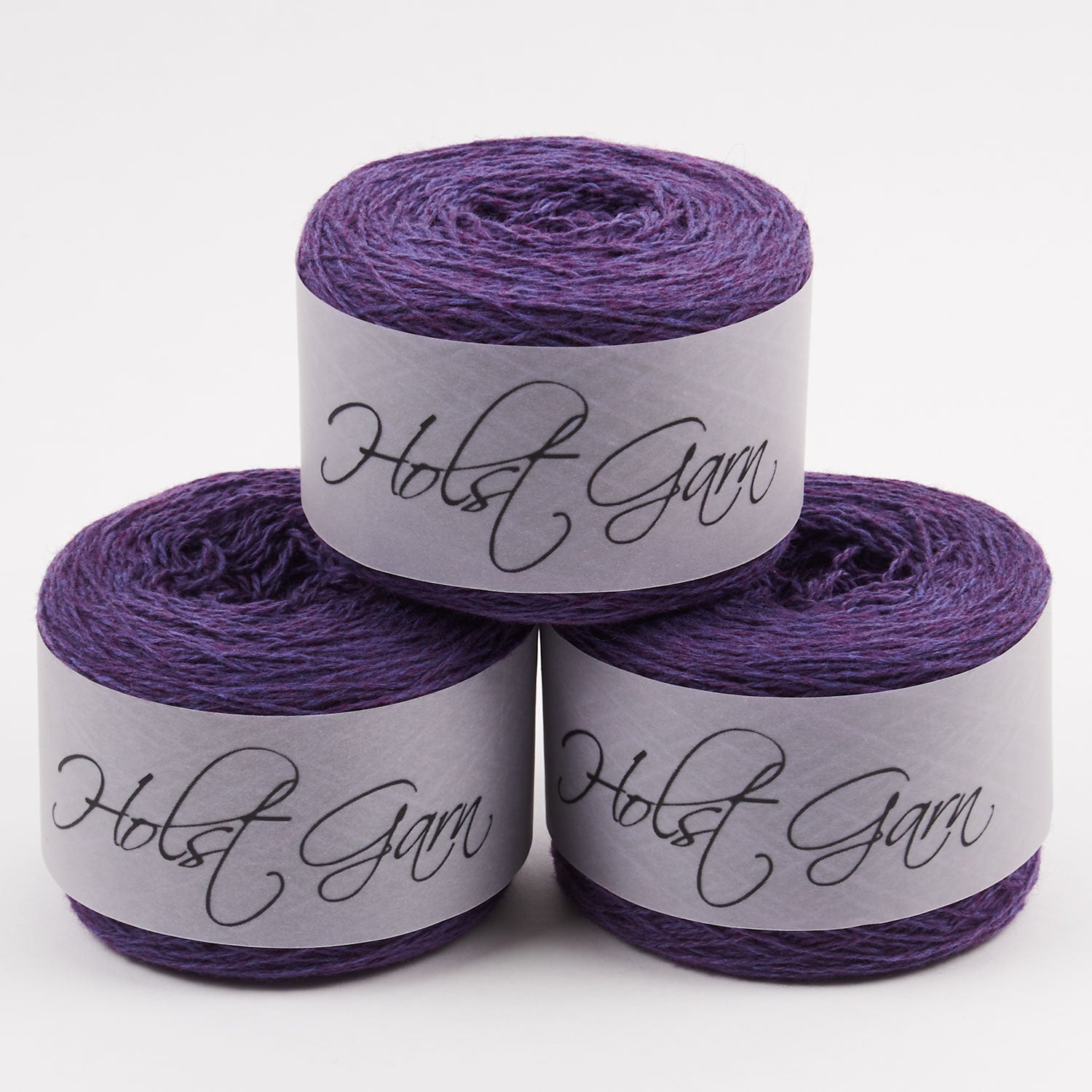 Holst Garn COAST - PASSION FLOWER Lambs Wool Cotton Light Fingering purple Yarn