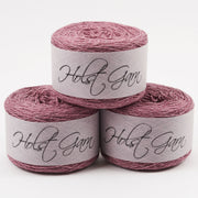 Holst Garn COAST - PLUM Lambs Wool Cotton Light Fingering pink Yarn