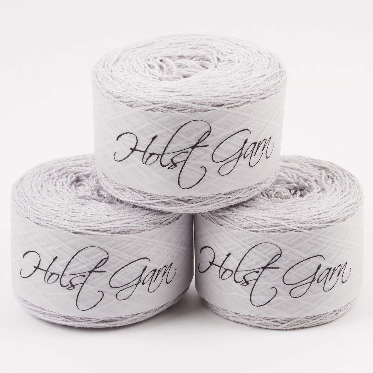 Holst Garn COAST - PUTTY Lambs Wool Cotton Light Fingering white Yarn