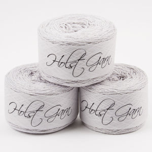 Holst Garn COAST - PUTTY Lambs Wool Cotton Light Fingering white Yarn