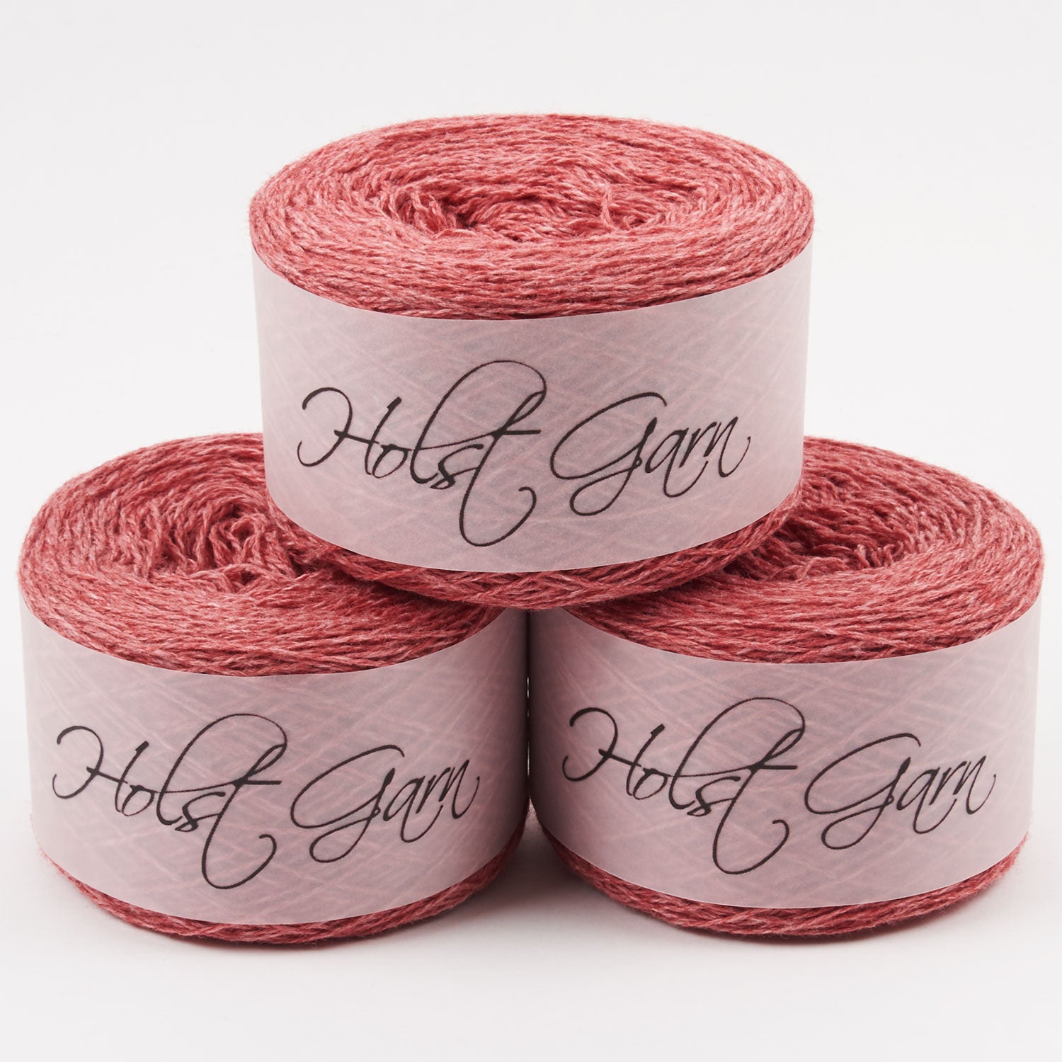 Holst Garn COAST - REDCURRANT Lambs Wool Cotton Light Fingering red coral Yarn