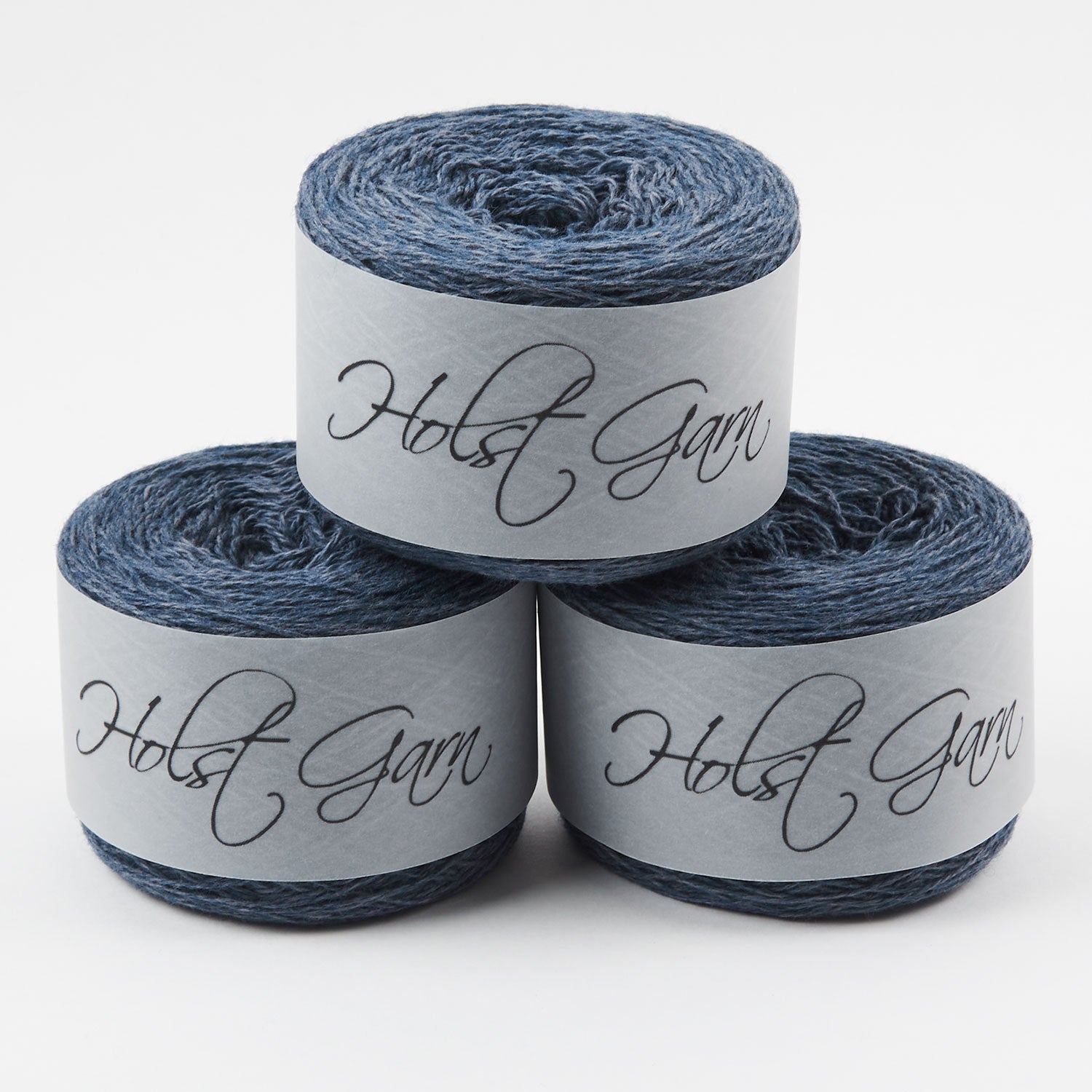Holst Garn COAST - RIVER Lambs Wool Cotton Light Fingering blue Yarn