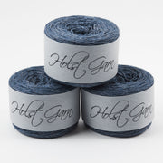 Holst Garn COAST - RIVER Lambs Wool Cotton Light Fingering blue Yarn