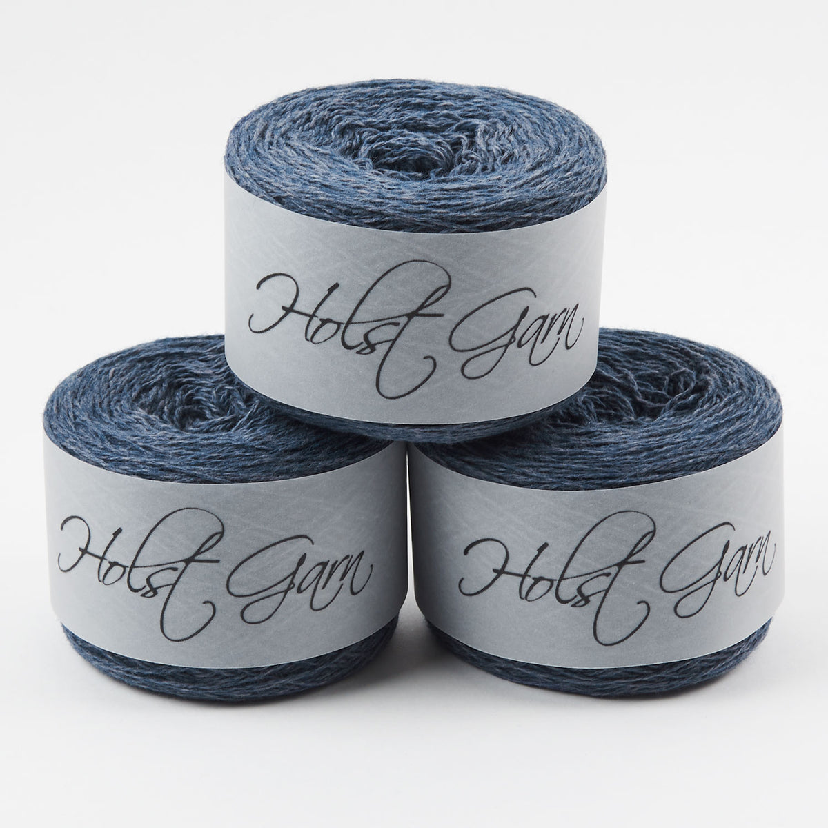 Holst Garn COAST - RIVER Lambs Wool Cotton Light Fingering blue Yarn