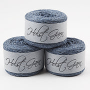 Holst Garn COAST - ROYAL Lambs Wool Cotton Light Fingering blue Yarn