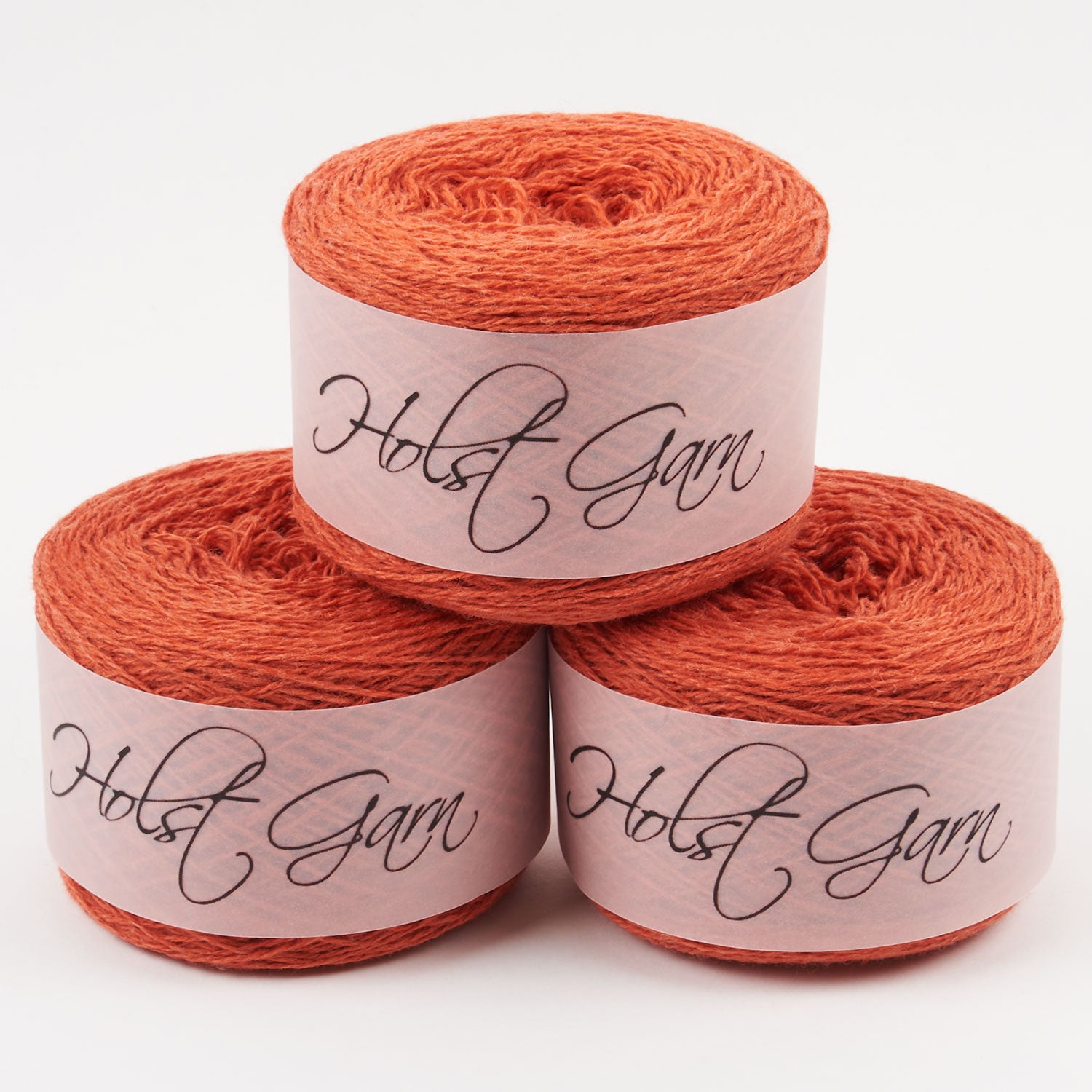 Holst Garn COAST - SAFFRON Lambs Wool Cotton Light Fingering orange Yarn