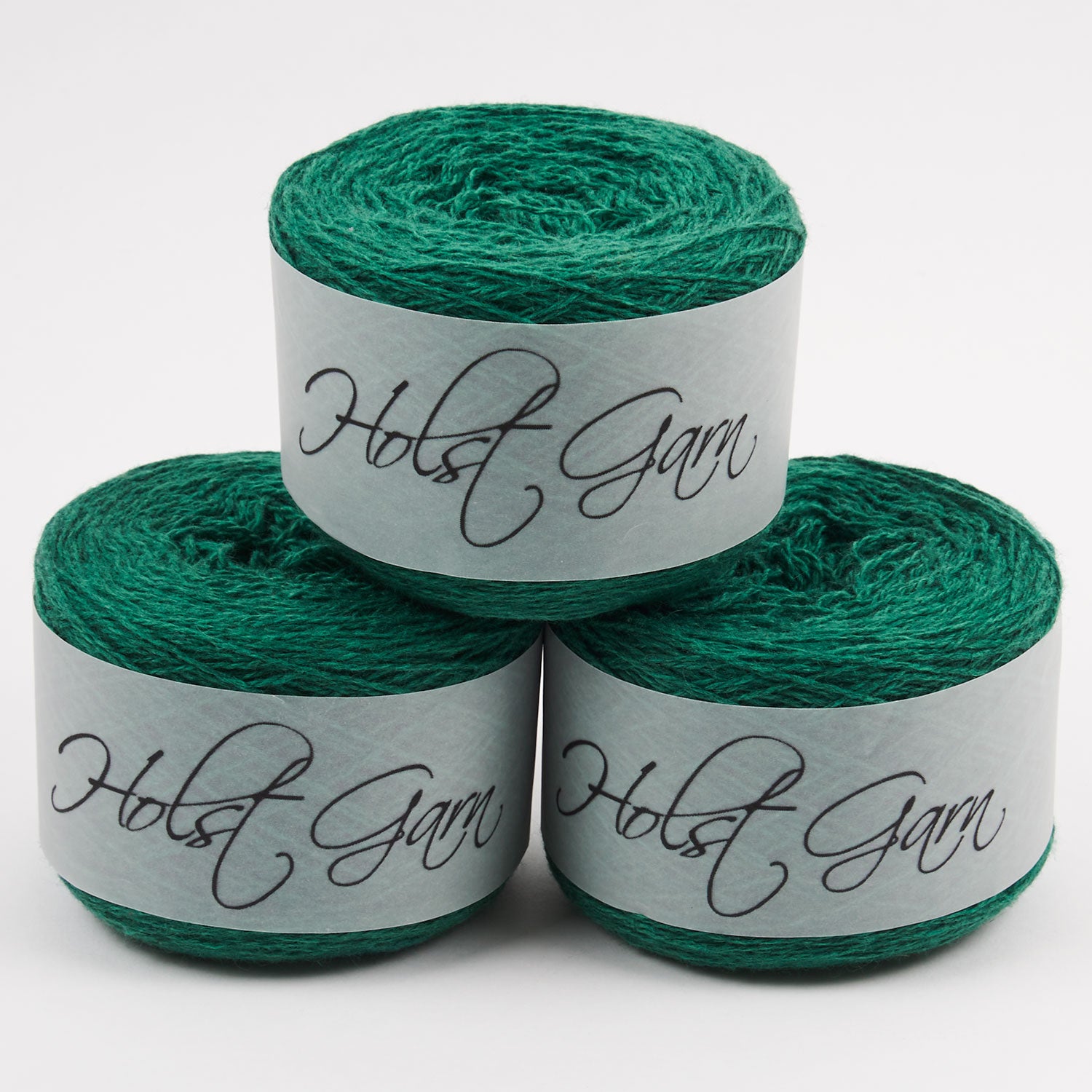 Holst Garn COAST - SEA GREEN Lambs Wool Cotton Light Fingering green Yarn