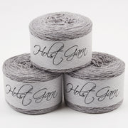 Holst Garn COAST - SILVER GREY Lambs Wool Cotton Light Fingering grey Yarn