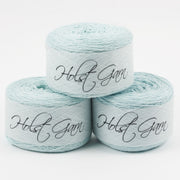 Holst Garn COAST - SPEARMINT Lambs Wool Cotton Light Fingering blue turquoise Yarn
