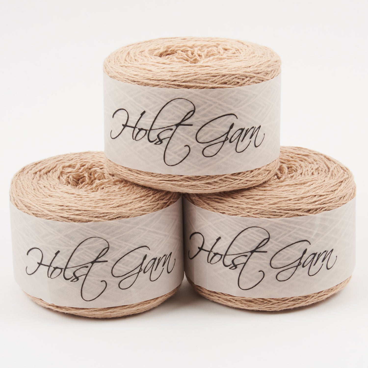 Holst Garn COAST - TAWNY OWL Lambs Wool Cotton Light Fingering beige Yarn