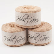 Holst Garn COAST - TAWNY OWL Lambs Wool Cotton Light Fingering beige Yarn