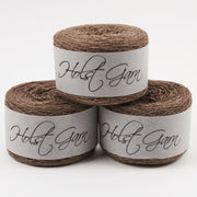 Holst Garn COAST - WARM BROWN Lambs Wool Cotton Light Fingering brown Yarn