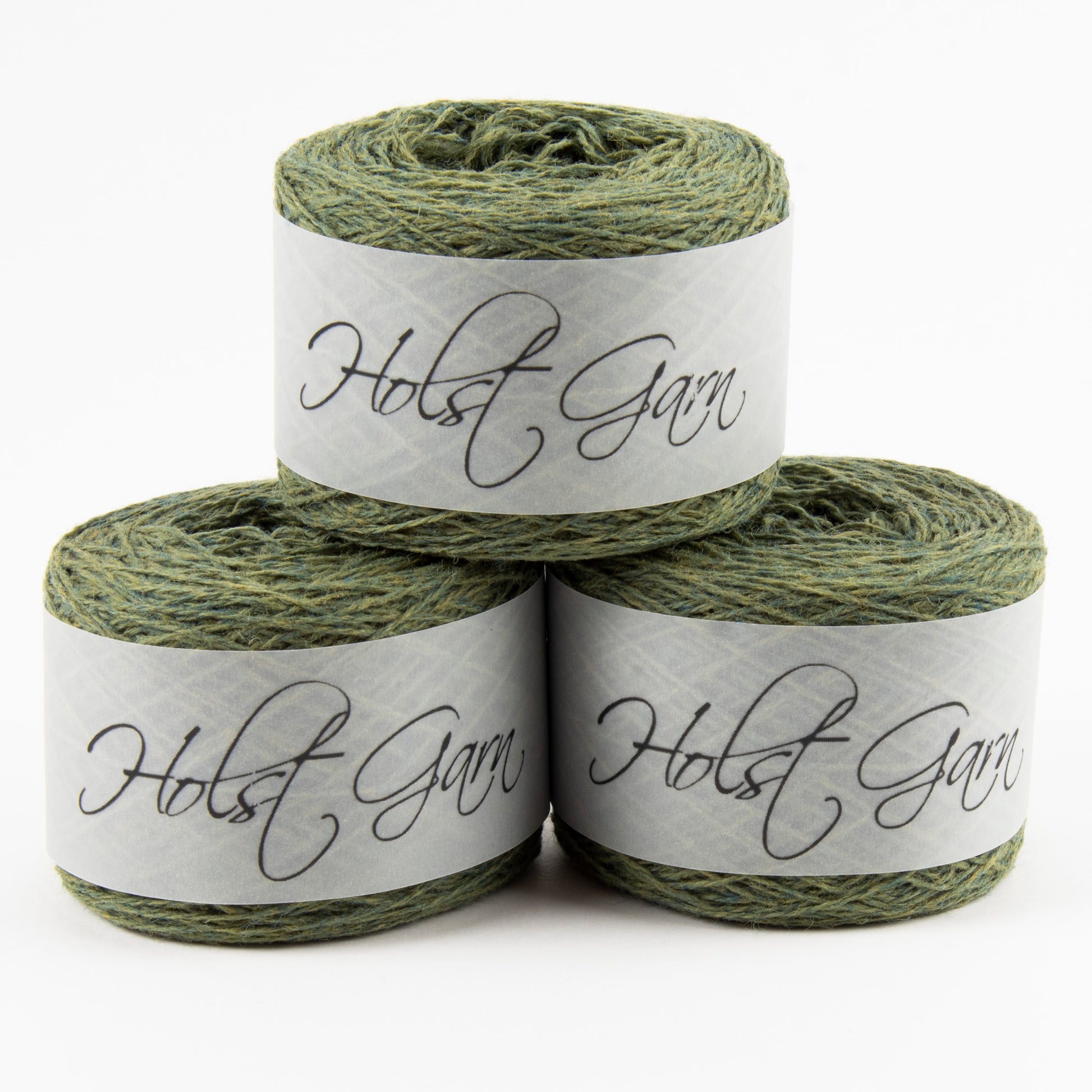 Holst Garn SUPERSOFT - LARCH Merino wool Wool Fingering green Yarn