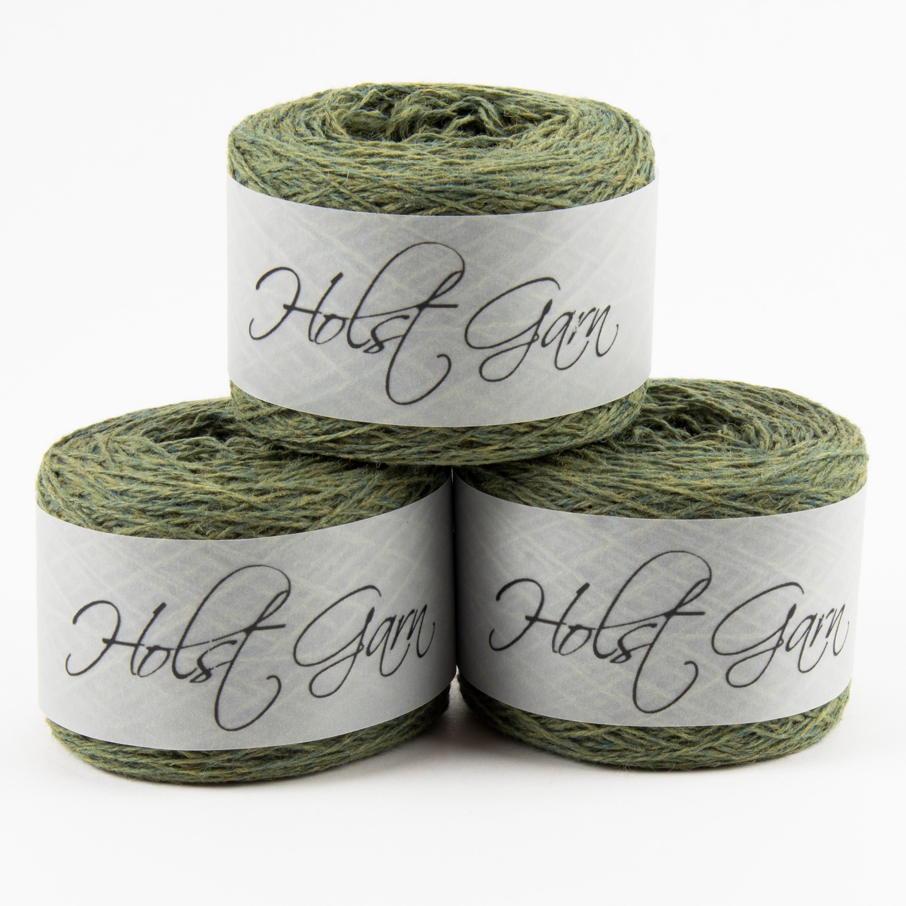 Holst Garn SUPERSOFT - LARCH Merino wool Wool Fingering green Yarn