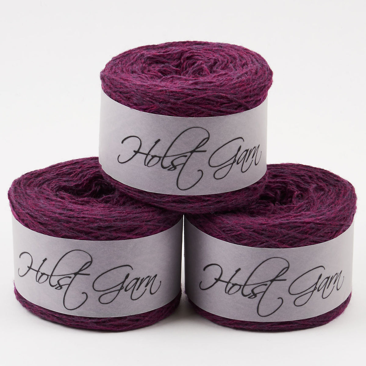 Holst Garn SUPERSOFT - AUBERGINE Merino wool Wool Fingering Yarn