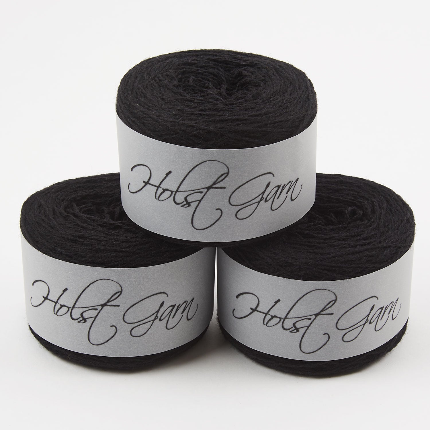 Holst Garn SUPERSOFT - BLACK Merino wool Wool Fingering black Yarn
