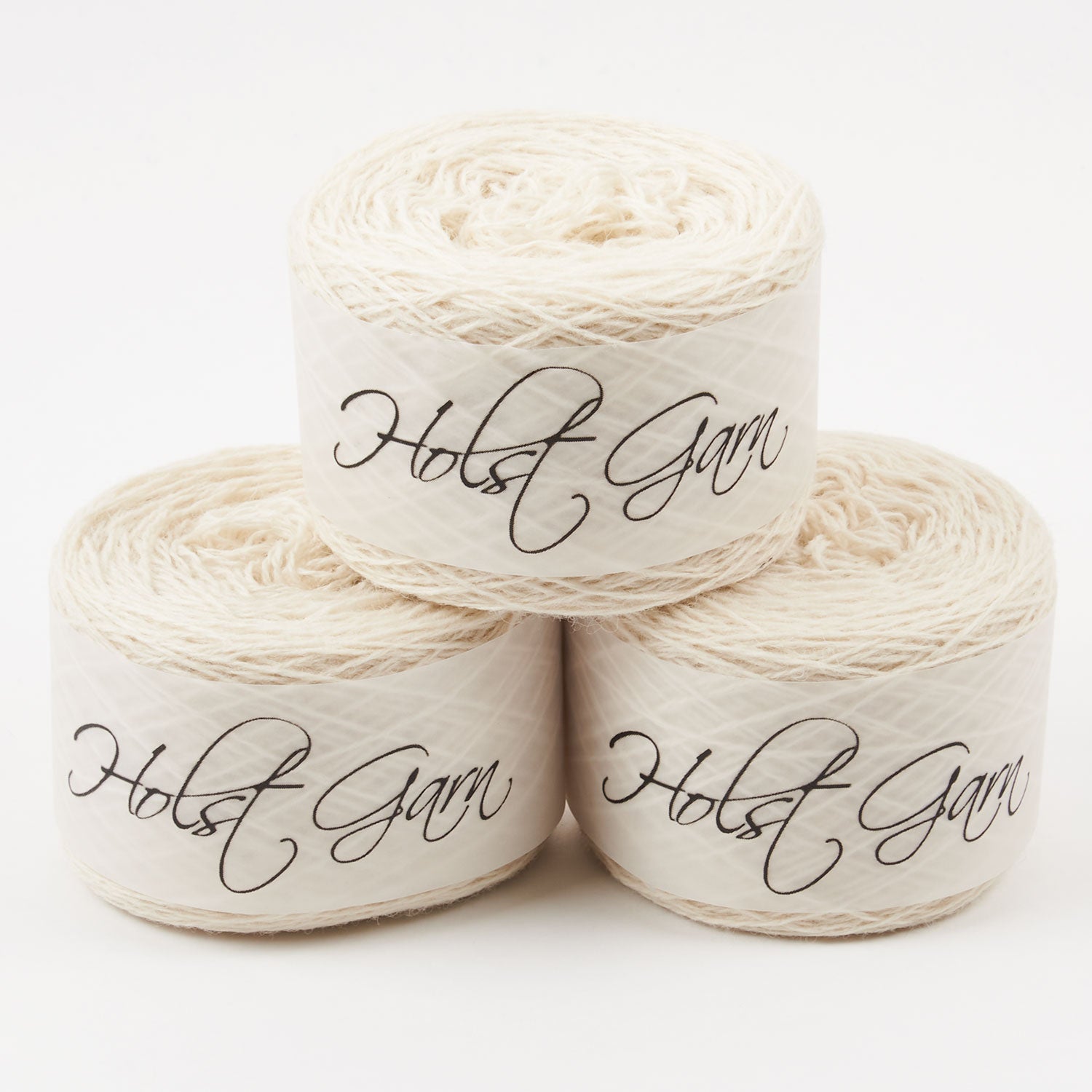 Holst Garn SUPERSOFT - BLEACHED WHITE Merino wool Wool Fingering white Yarn