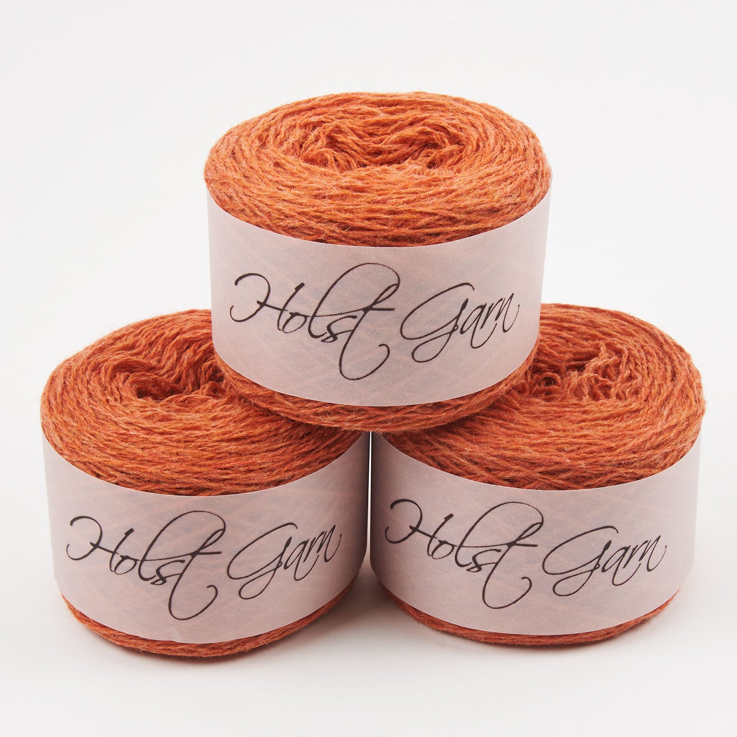 Holst Garn SUPERSOFT - BURNT ORANGE Merino wool Wool Fingering orange Yarn