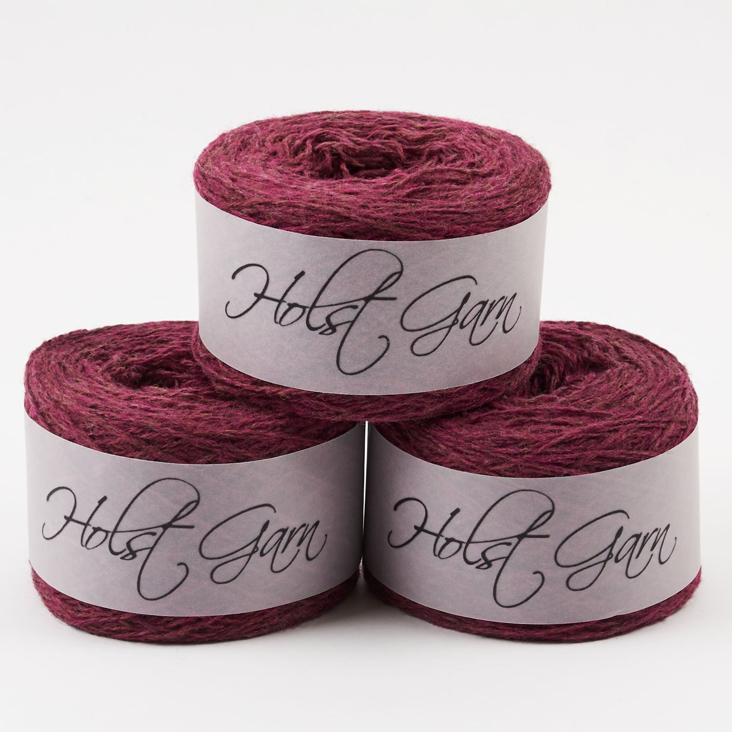 Holst Garn SUPERSOFT - CRANBERRY Merino wool Wool Fingering red Yarn