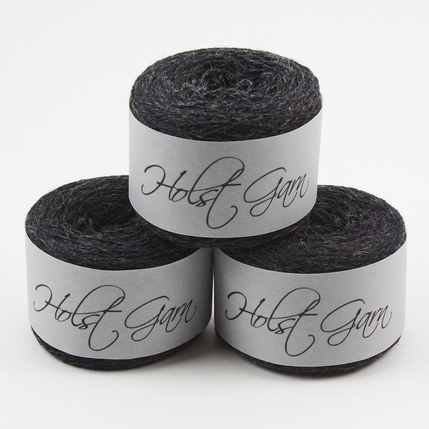 Holst Garn SUPERSOFT - GRAPHITE Merino wool Wool Fingering grey Yarn