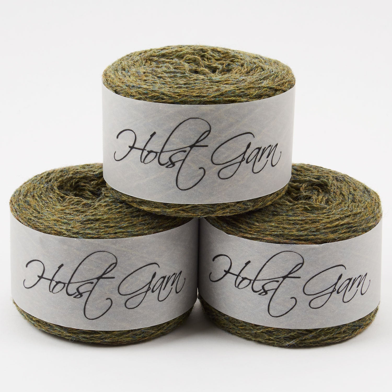 Holst Garn SUPERSOFT - HEATH Merino wool Wool Fingering green Yarn