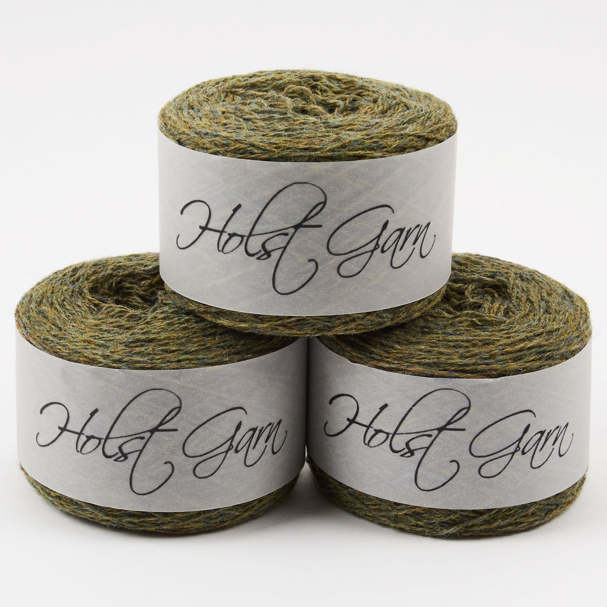 Holst Garn SUPERSOFT - HEATH Merino wool Wool Fingering green Yarn