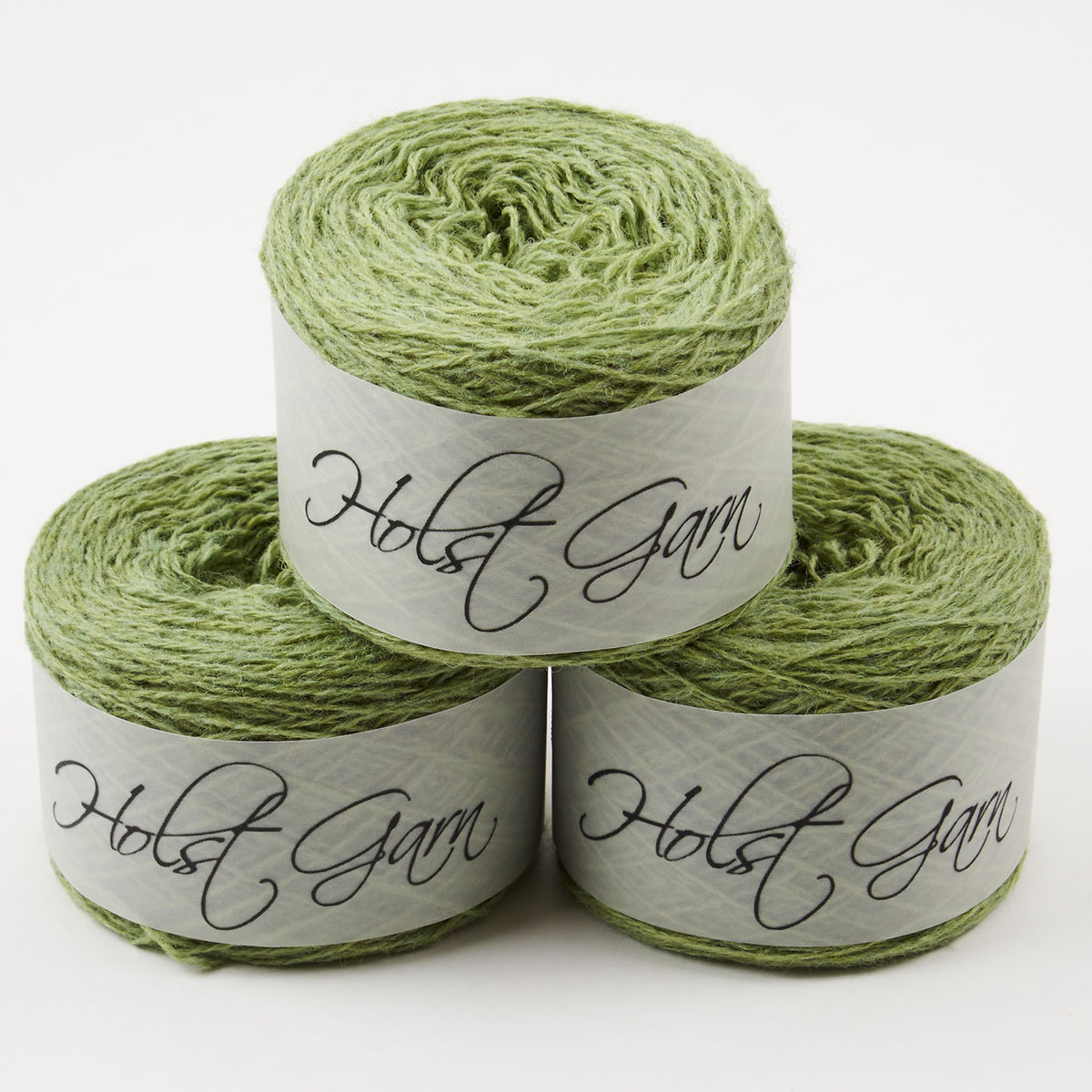 Holst Garn SUPERSOFT - PEA GREEN Merino wool Wool Fingering Yarn
