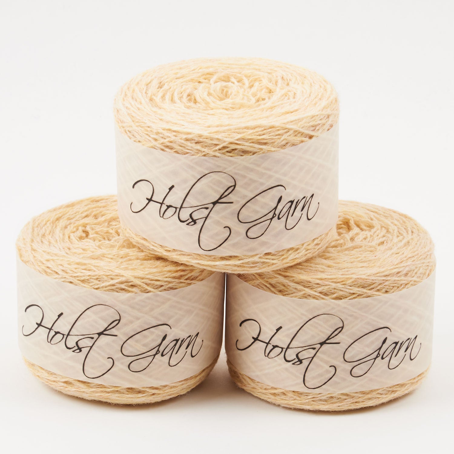 Holst Garn SUPERSOFT - PINEAPPLE Merino wool Wool Fingering yellow Yarn