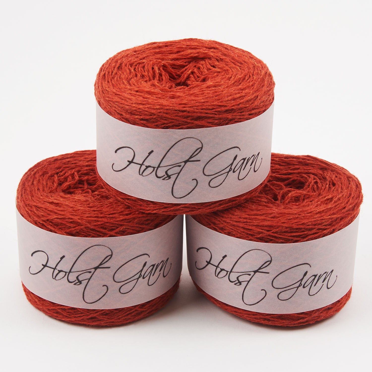Holst Garn SUPERSOFT - SAFFRON Merino wool Wool Fingering red Yarn