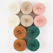 Holst Garn HOLST PINKY GREEN Merino wool Wool Light Fingering Quick Kits