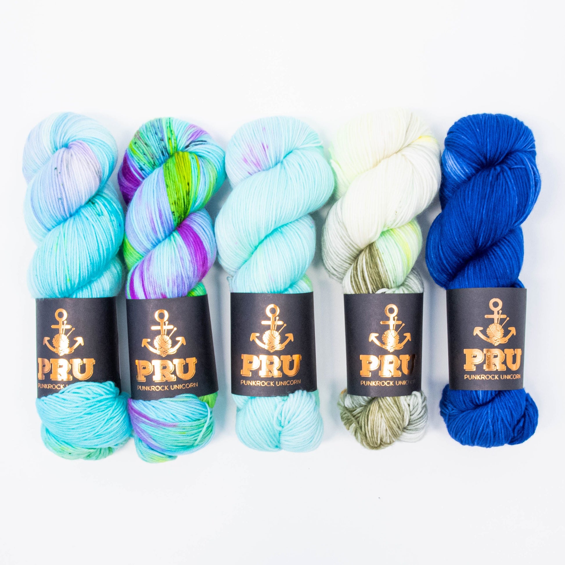 Punk Rock Unicorn BRIGHT BALI Merino wool Nylon Fingering Quick Kits